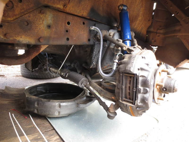 Jag parts install in progress.